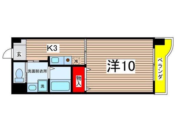 ファミーユ檀の物件間取画像